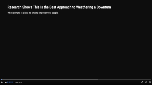 092717 - VIDEO SS - Research Shows This Is the Best Approach to Weathering a Downturn